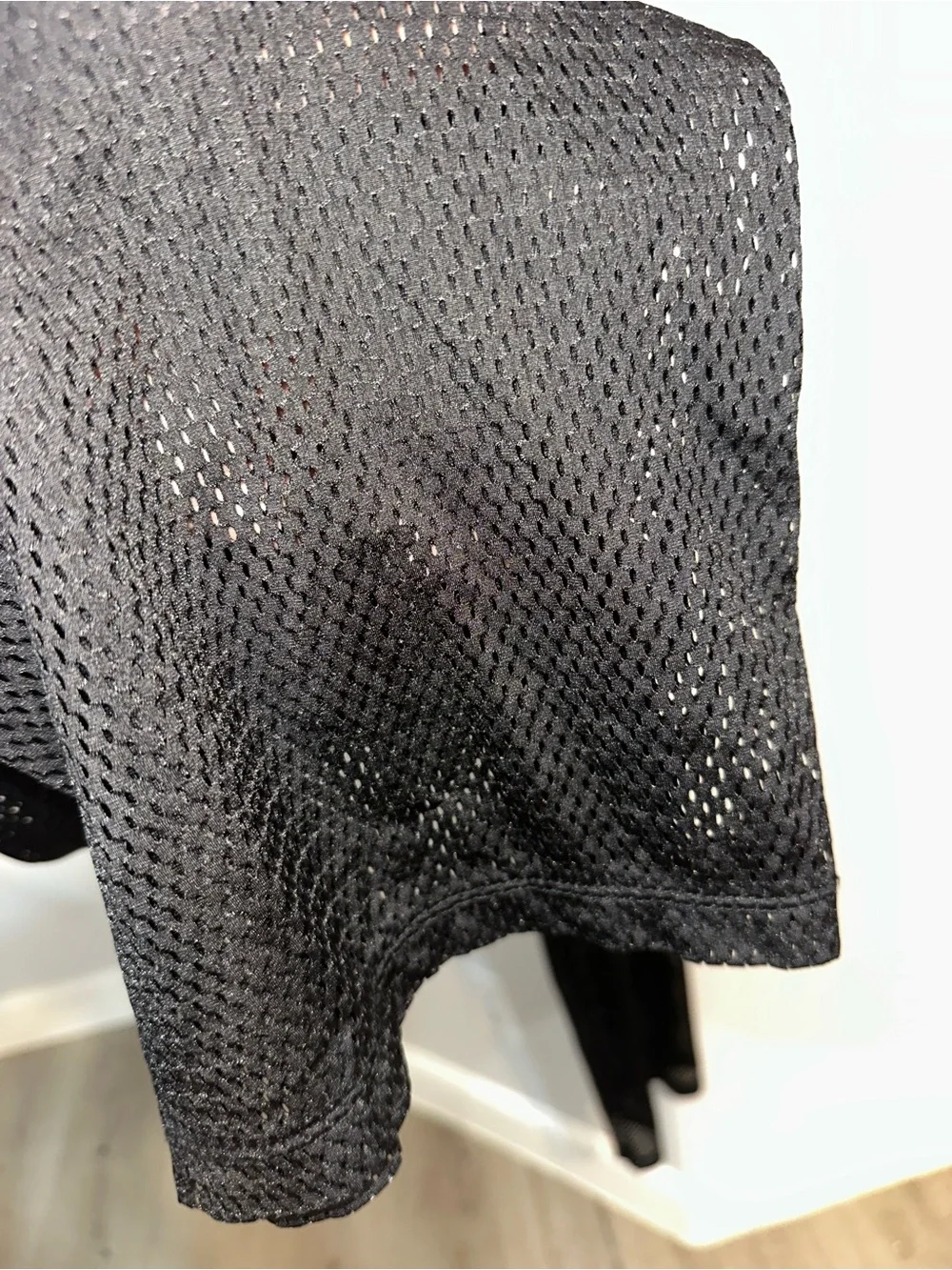 Victoria's Secret Black Mesh Drawstring Coverups